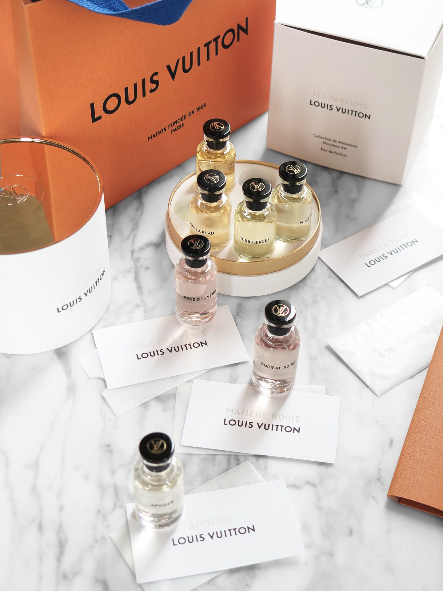 Louis Vuitton Perfume Samples And Small Shopping Bag