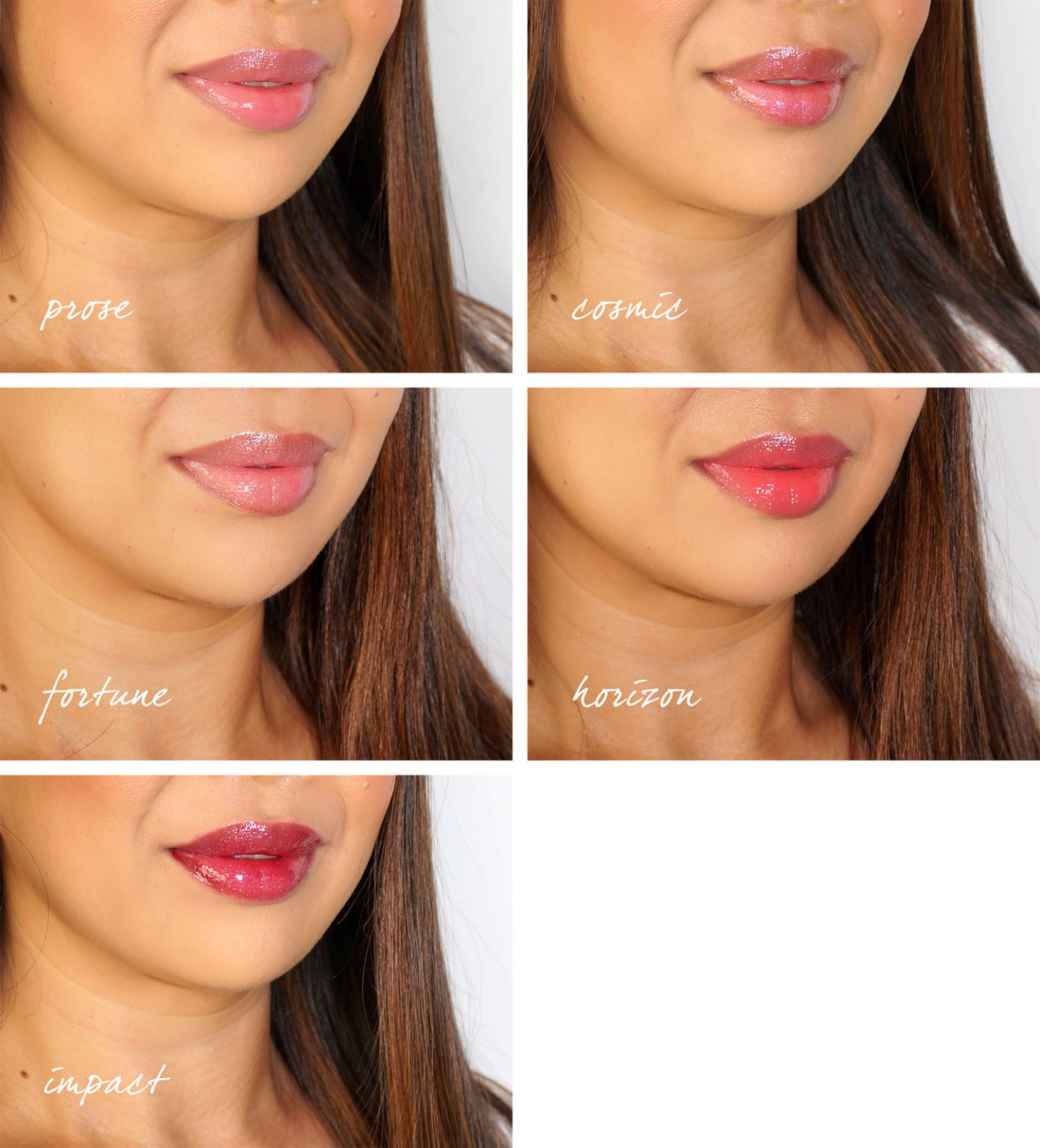 Sablier Unreal Lip Gloss Swatches