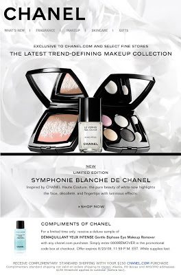 Chanel Symphonie Blanche de Chanel Collection - The Beauty Look Book