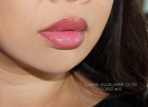 Chanel Rouge Allure Virevoltante and Aqualumiere Glosses in Tutu