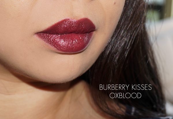 burberry kisses sheer oxblood