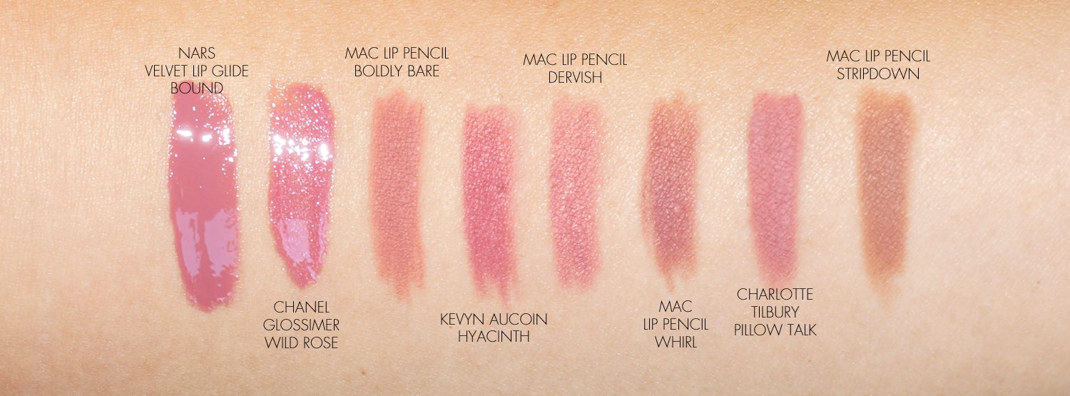 Swatched on the lips 