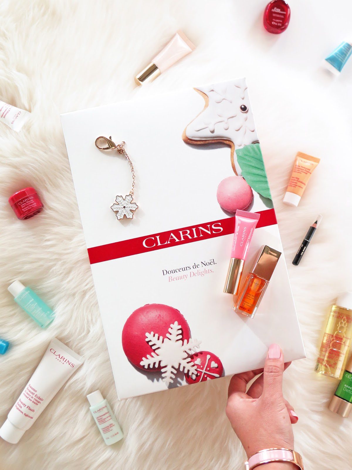 Clarins Holiday Glow Getters Advent Calendar Gift Set