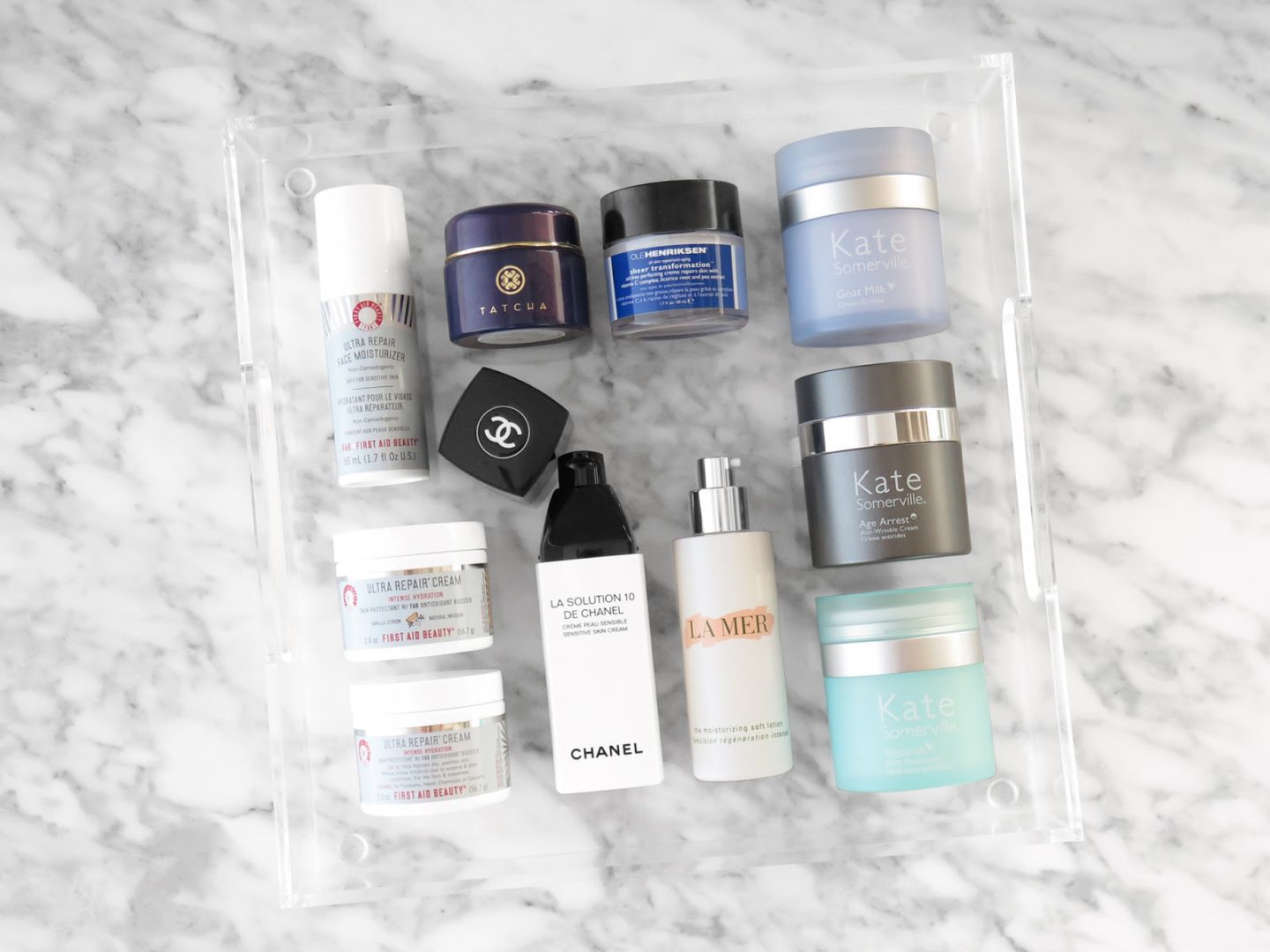 The Beauty Look Book - Skincare First Aid Beauty, Kate Somerville, La Mer, Tatcha for Sensitive Skin 