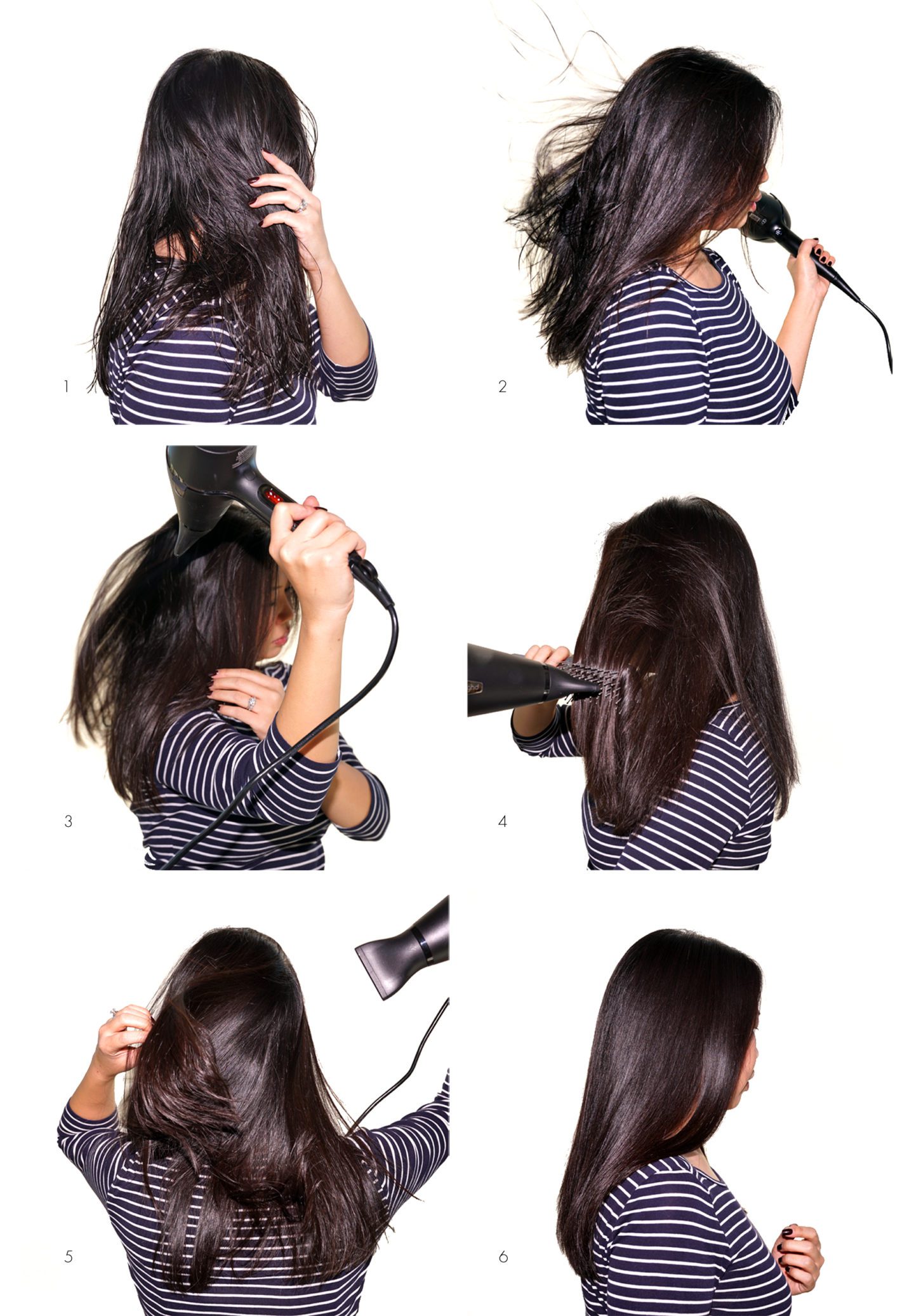 Blowout Living Proof No Frizz Oil and ghd Air Professional Performance