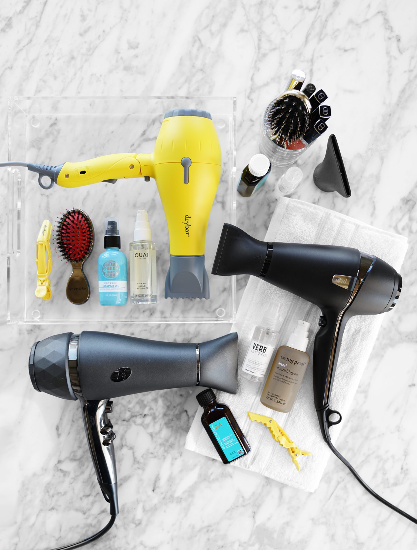 Hair Dryers and Oils for the Perfect Blowout