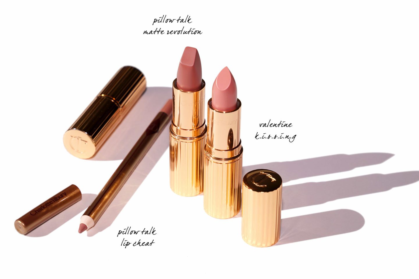 Charlotte Tilbury Pillow Talk Matte Revolution and Valentine KISSING Lipstick Review | The Beauty Look Book