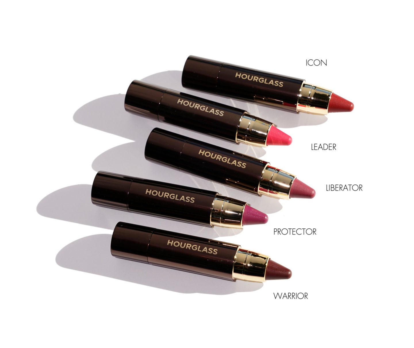 Hourglass GIRL Lip Stylo Icon, Leader, Liberator, Protector, Warrior | The Beauty Look Book