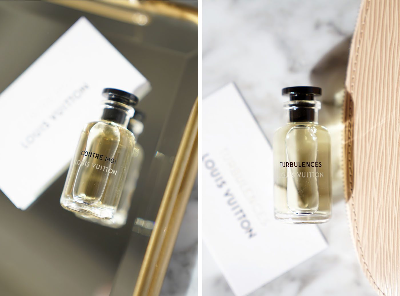 Louis Vuitton Perfume Mini Contre Moi and Turbulences