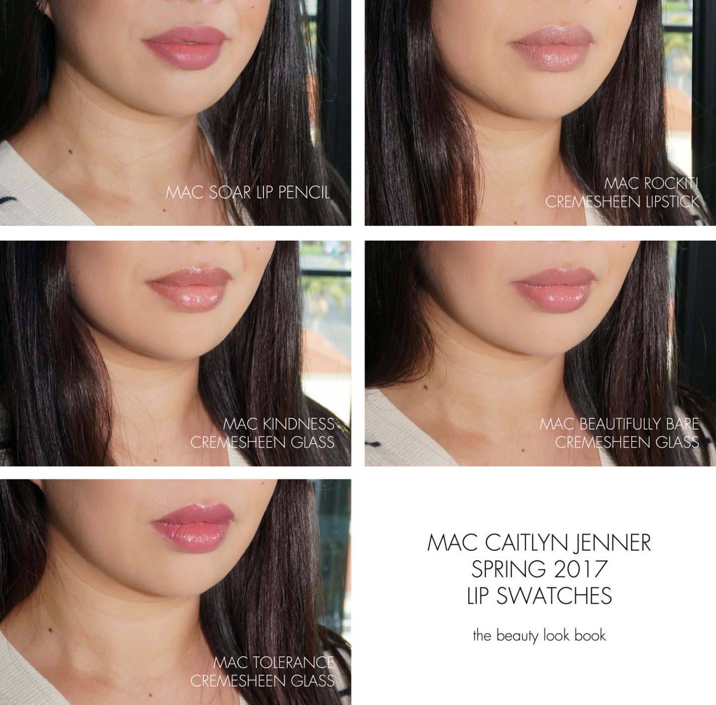 MAC Caitlyn Jenner Collection Lip Swatches | The Beauty Look Book