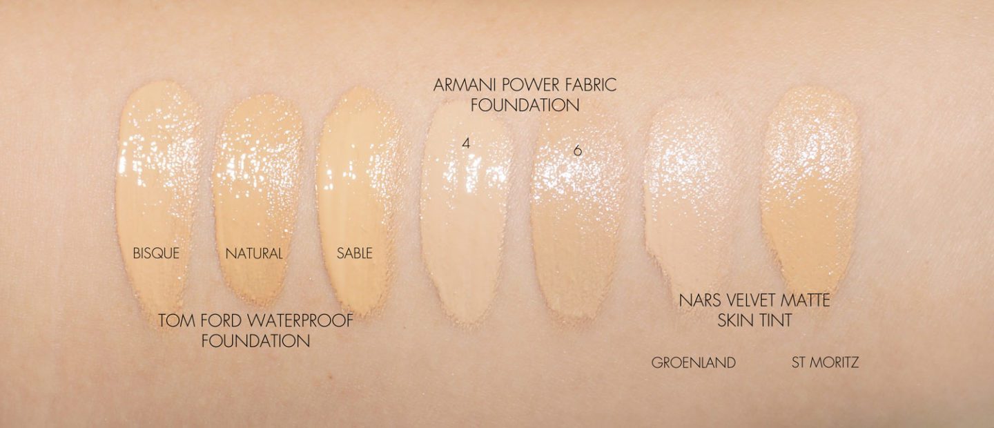 Armani Power Fabric Foundation Comparisons | The Beauty Look Book