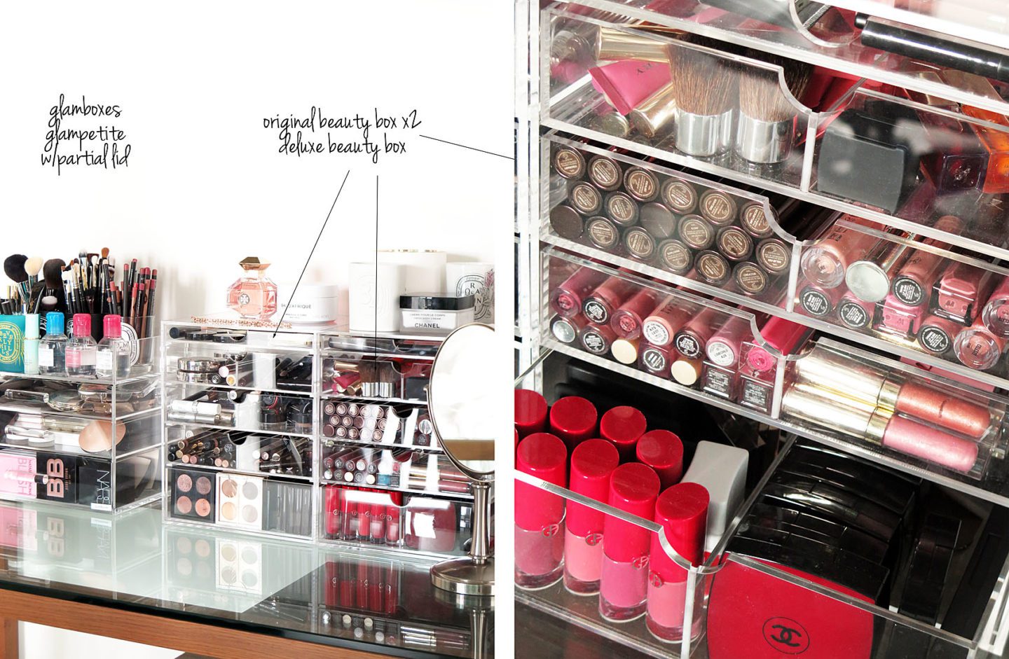 Beauty Storage Glamboxes vs Original Beauty Box | The Beauty Look Book