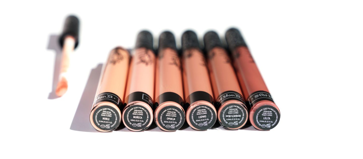 Kat Von D Everlasting Liquid Lipstick Nudes | The Beauty Look Book