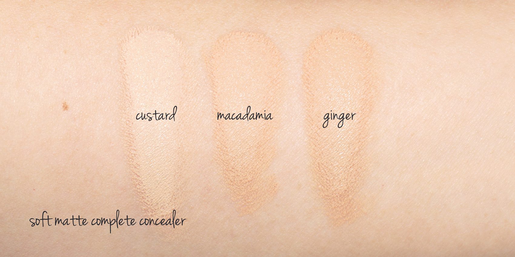 NARS Soft Matte Complete Concealer Shade Guide