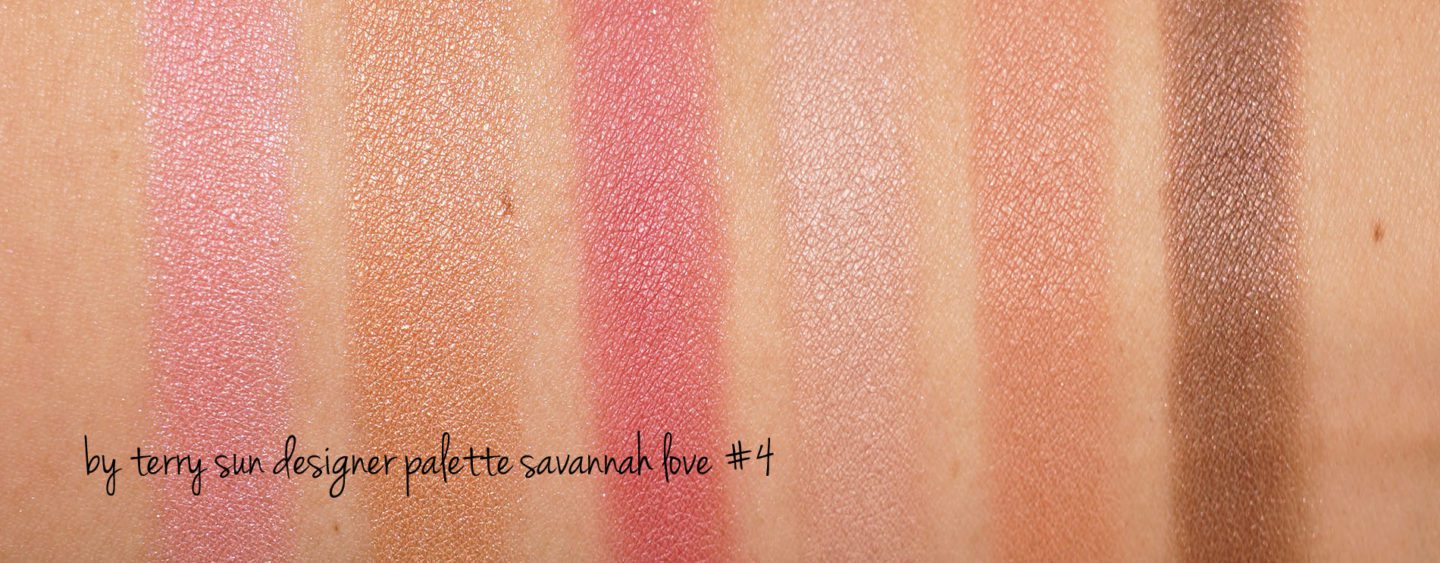 By Terry Sun Designer Palette Savannah Love swatches | The Beauty Look Book