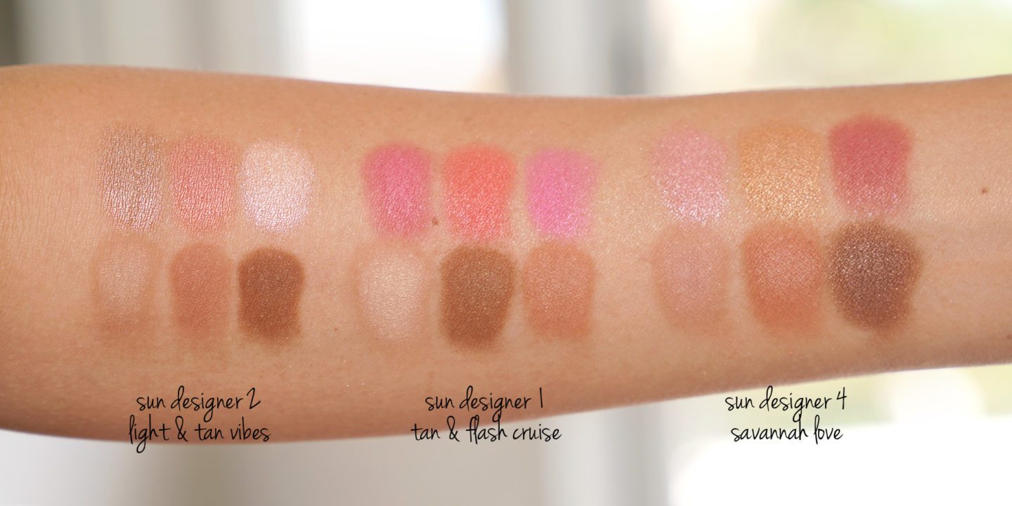 By Terry Sun Designer Palette swatch comparisons | The Beauty Look Book
