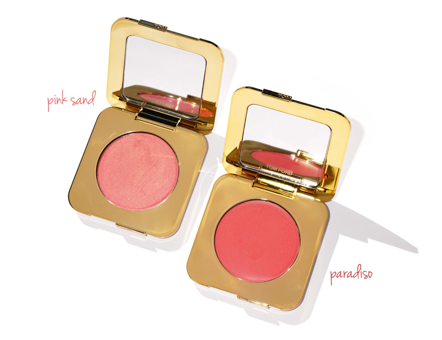 Tom Ford Pink Sand v Paradiso Cream Cheek Color | The Beauty Look Book
