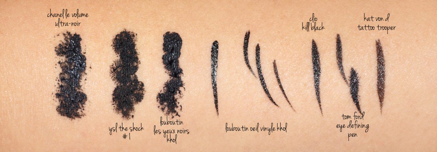 Mascara and Liner comparisons