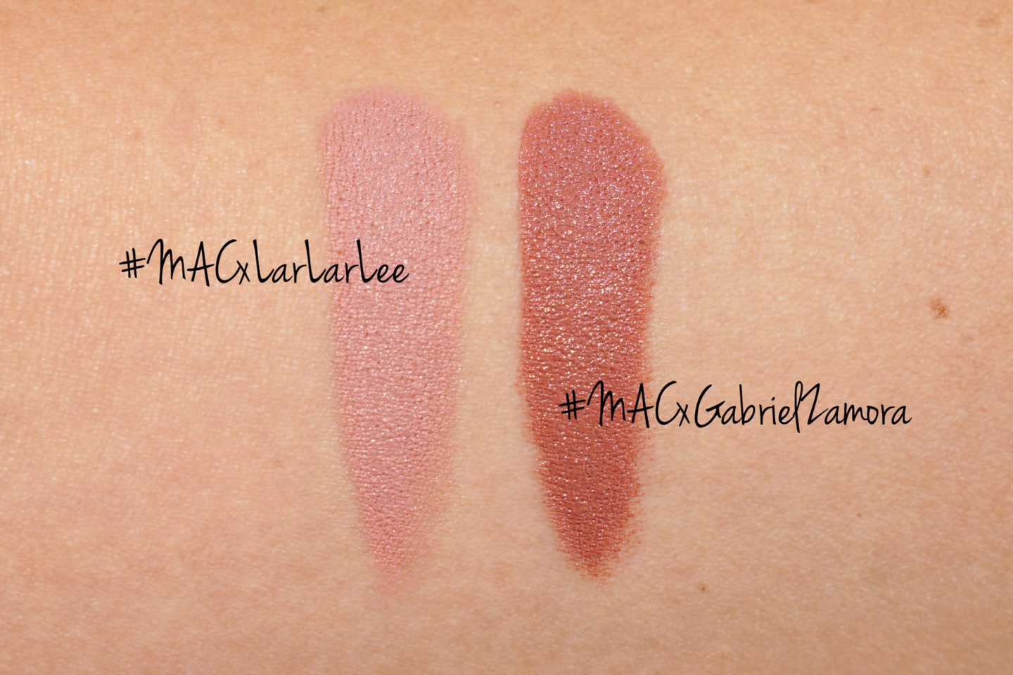 MAC Lipsticks #MACxLarLarLee and #MACxGabrielZamora | The Beauty Look Book