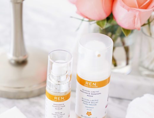 REN Clean Skincare Glycol Lactic Radiance Renewal Mask and Radiance Perfection Serum Review