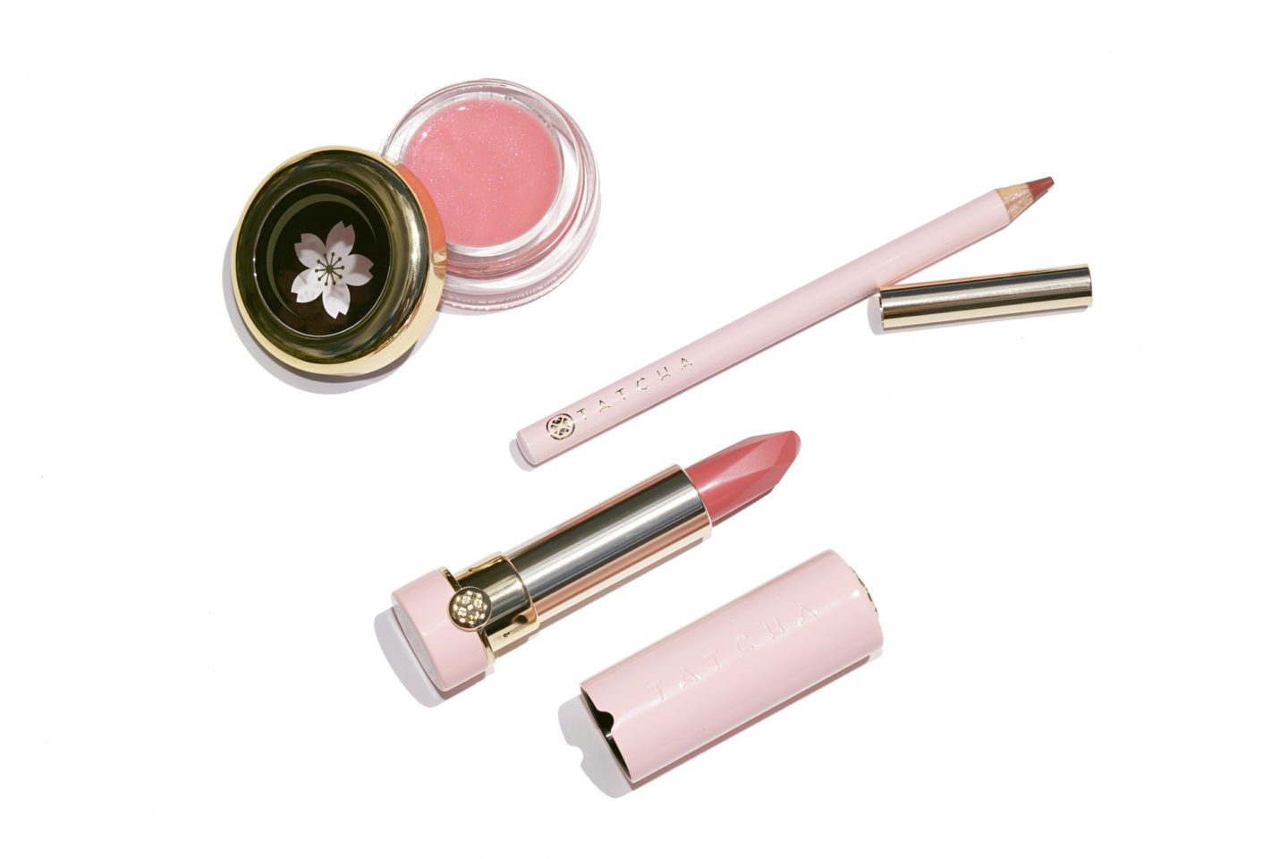 Tatcha Cherry Blossom Lip Trio | The Beauty Look Book