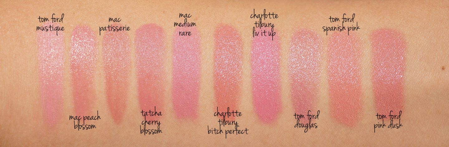 Tatcha Cherry Blossom Lipstick Comparisons | The Beauty Look Book