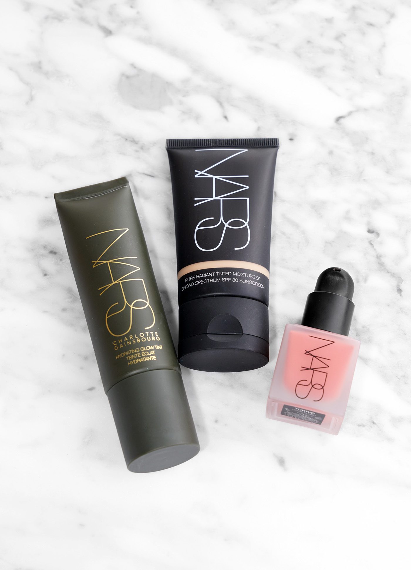 NARS Hydrating Glow Tint, Pure Radiant Tinted Moisturizer, Liquid Blush | The Beauty Look Book