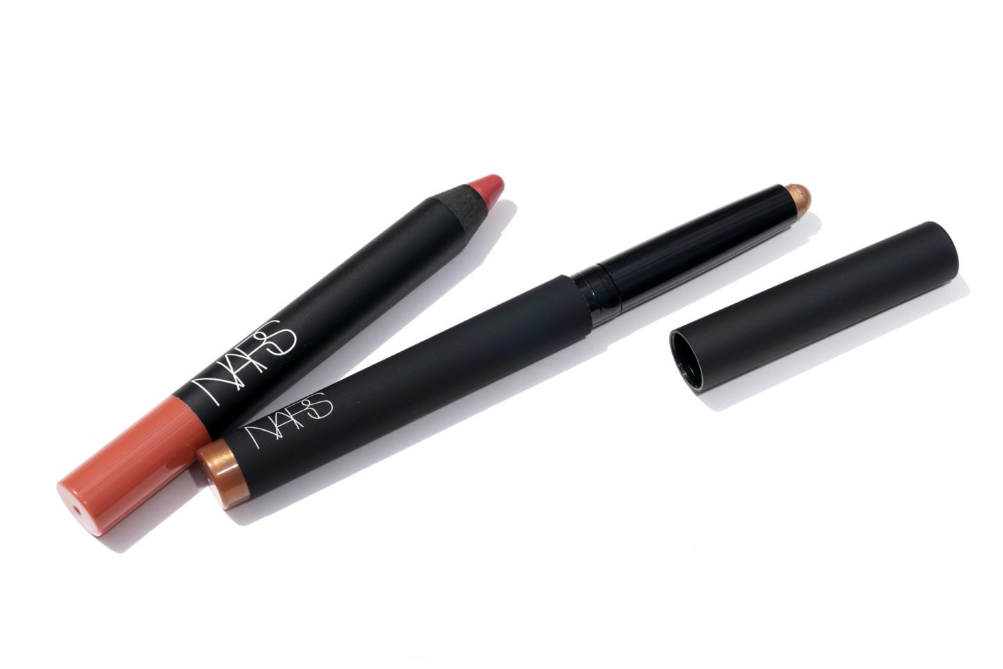 NARS Velvet Matte Lip Pencil Intriguing and Velvet Eye Shadow Stick Siros