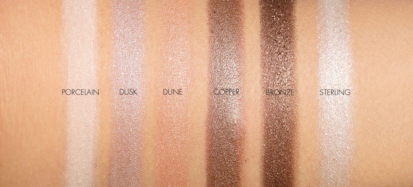 Kat Von D Beauty Shade and Light Glimmer Eye Contour Palette swatch | The Beauty Look Book 