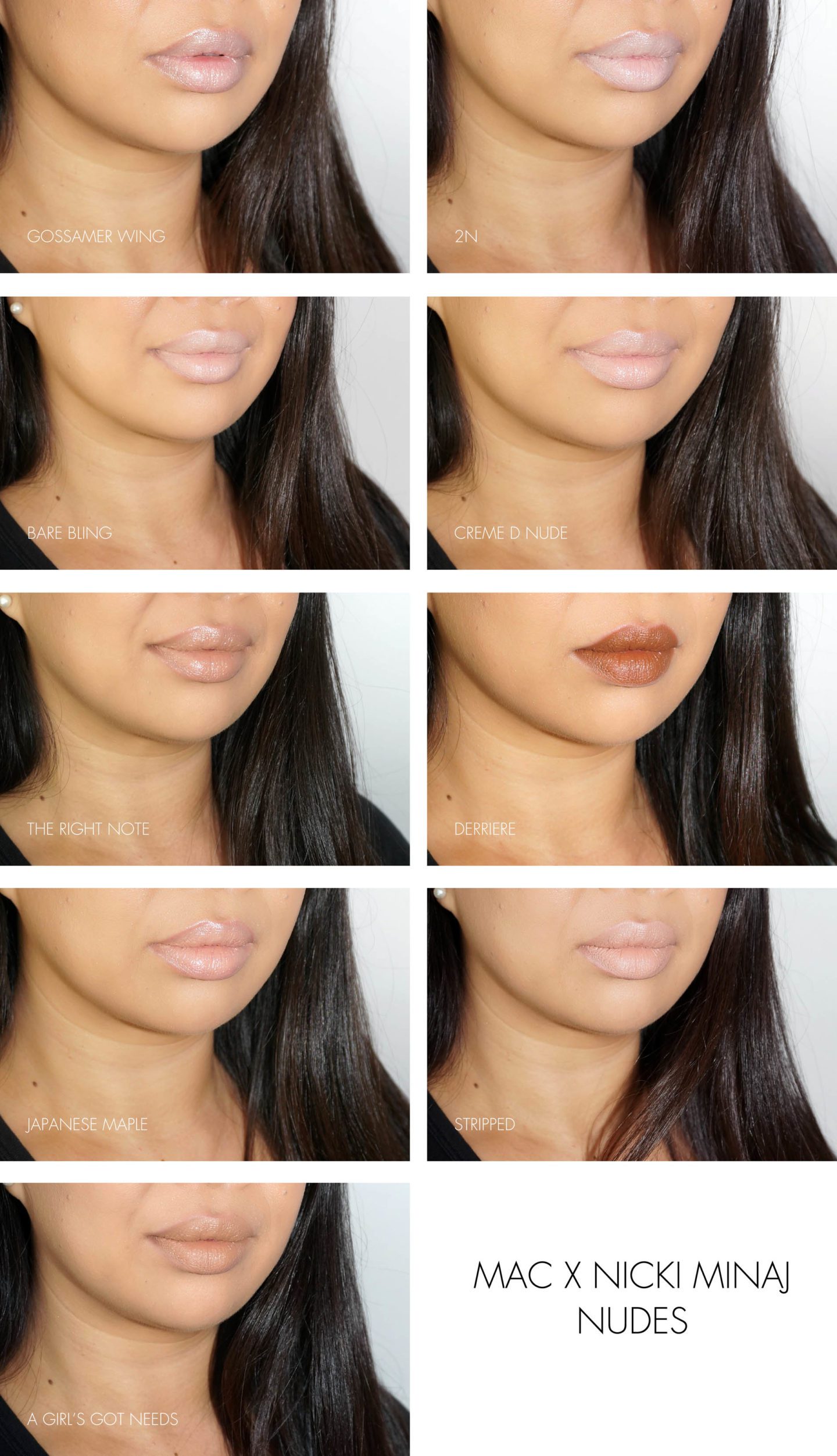 MAC Nicki Minaj Lipstick Review swatches | The Beauty Look Book