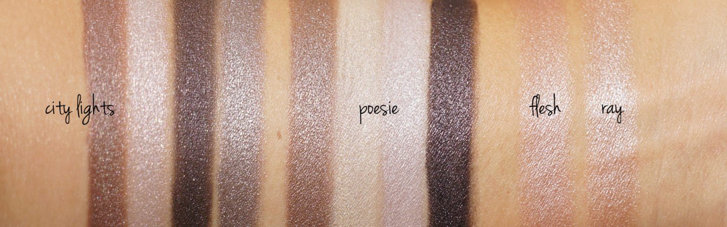 Chanel Les 4 Ombres City Lights vs Poesie, Ombre Premiere in Ray vs Flesh | The Beauty Look Book