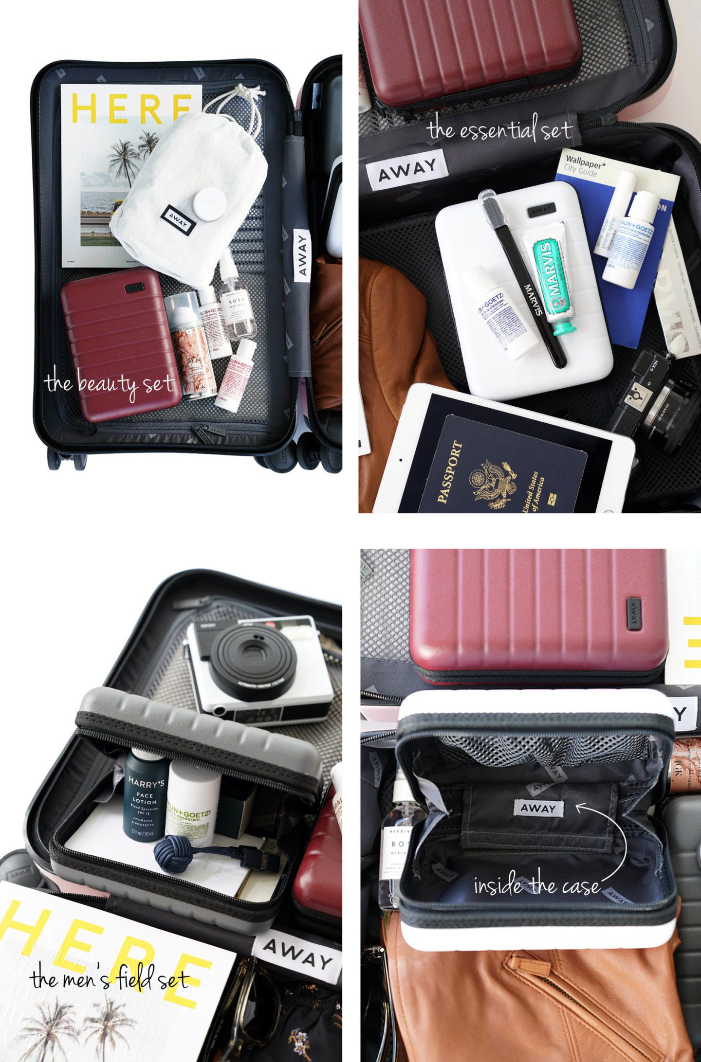 Away Holiday Gift Sets Mini Suitcases