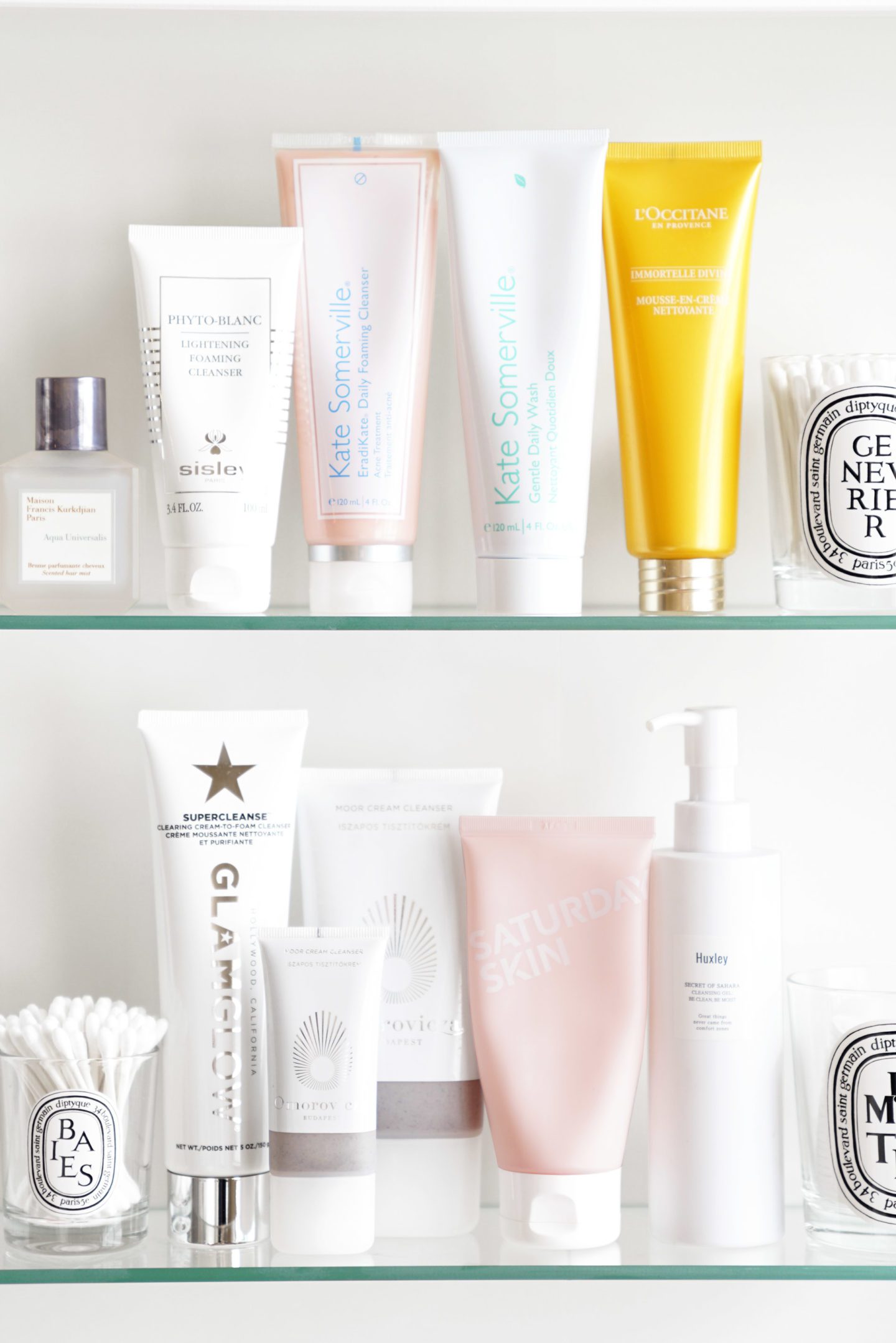 Favorite Cleansers Sisley, Kate Somerville, L'Occitane, Glamglow, Saturday Skin | The Beauty Look Book