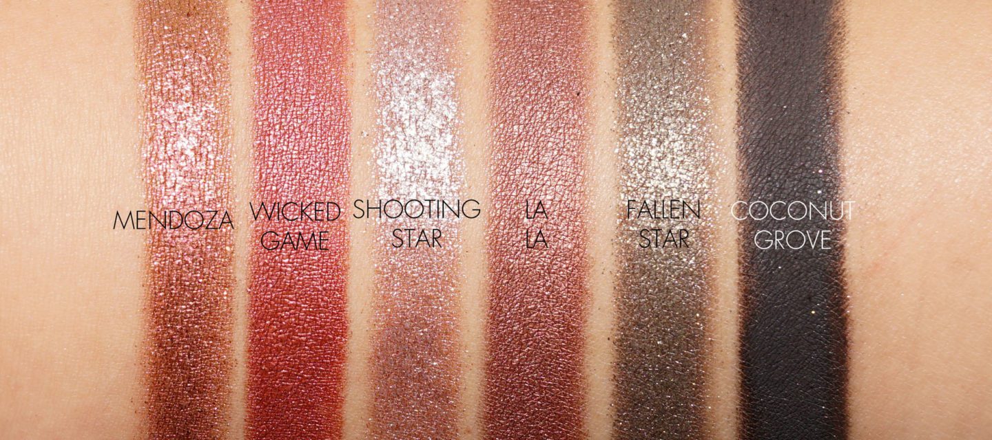 NARS NARSissist Wanted Eyeshadow Palette Swatches