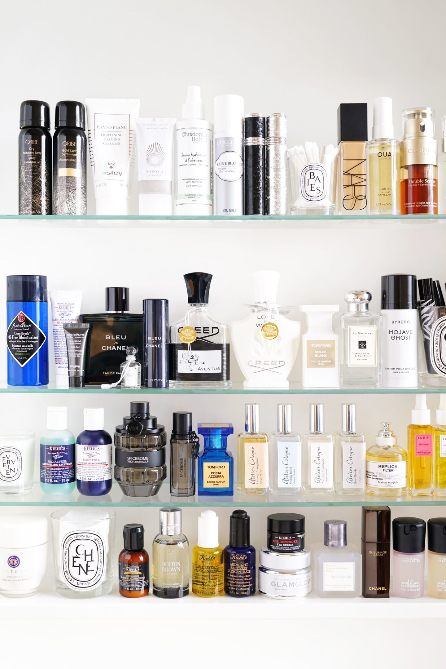 Fragrance Shelfie His and Hers | The Beauty Look Book