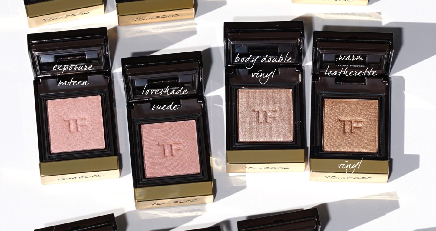 Tom Ford Private Shadow Eyeshadow Singles swatches | The Beauty Look Book