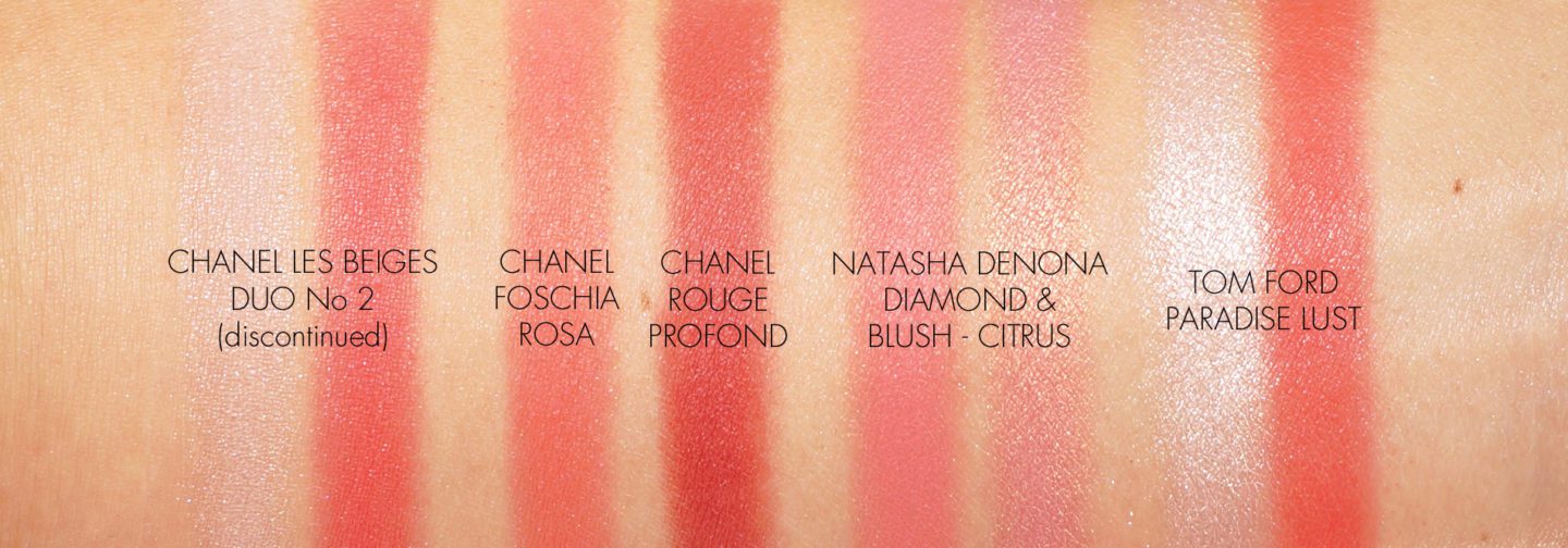 Coral Red Blush swatches | The Beauty Look Book