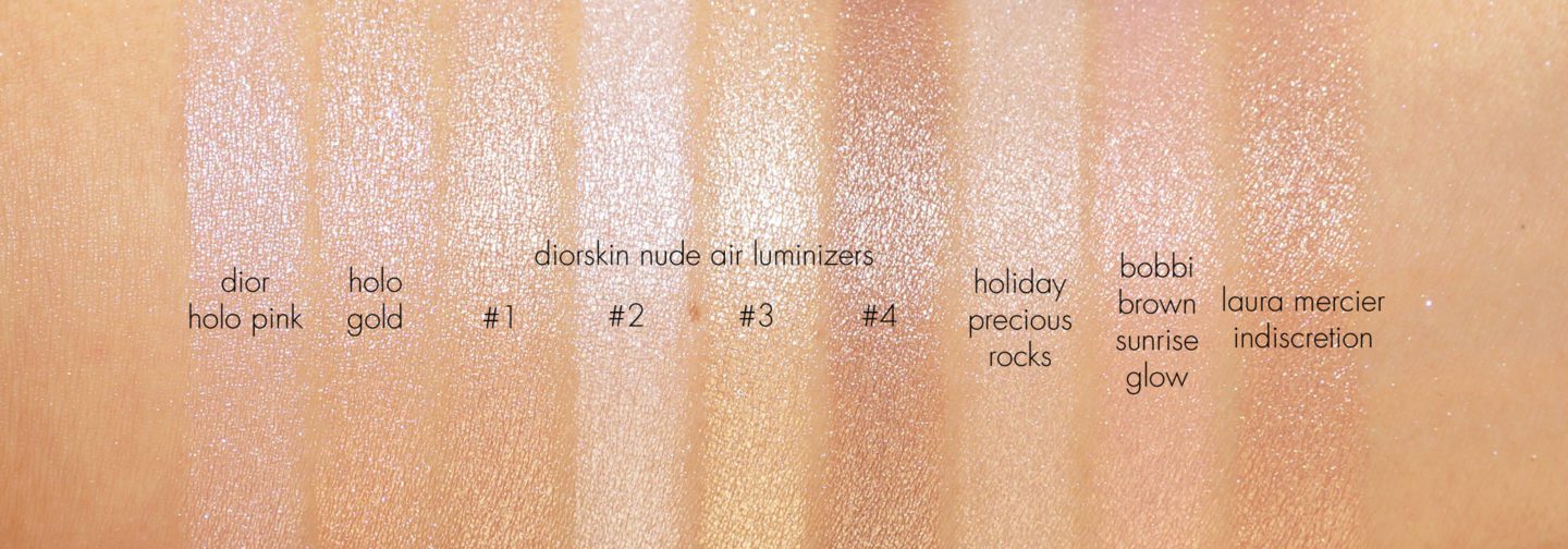 Dior Nude Air Luminizer Swatch Comparisons | The Beauty Look Book