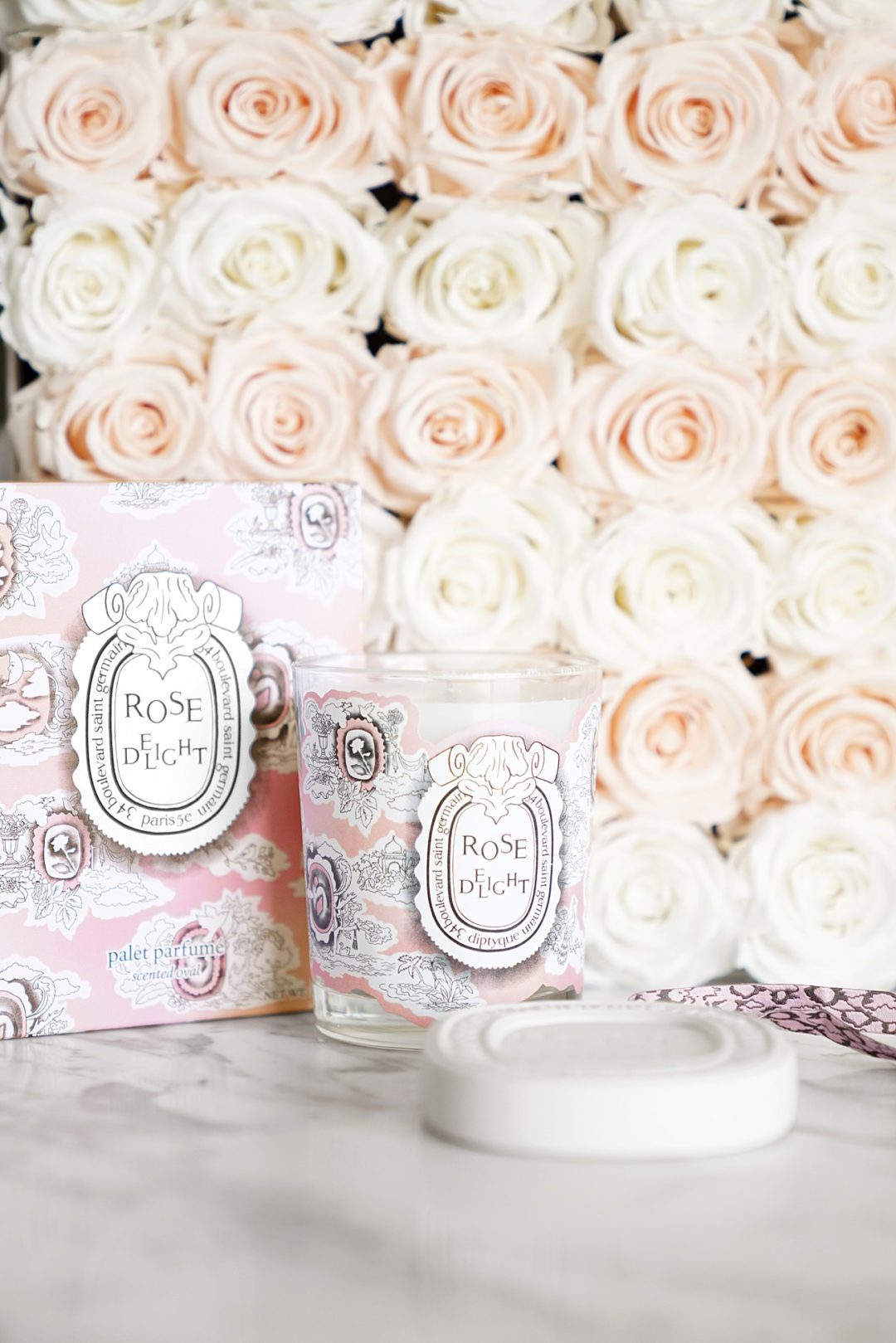 Diptyque Rose Delight Candles and Scented Oval - The Beauty Look Book