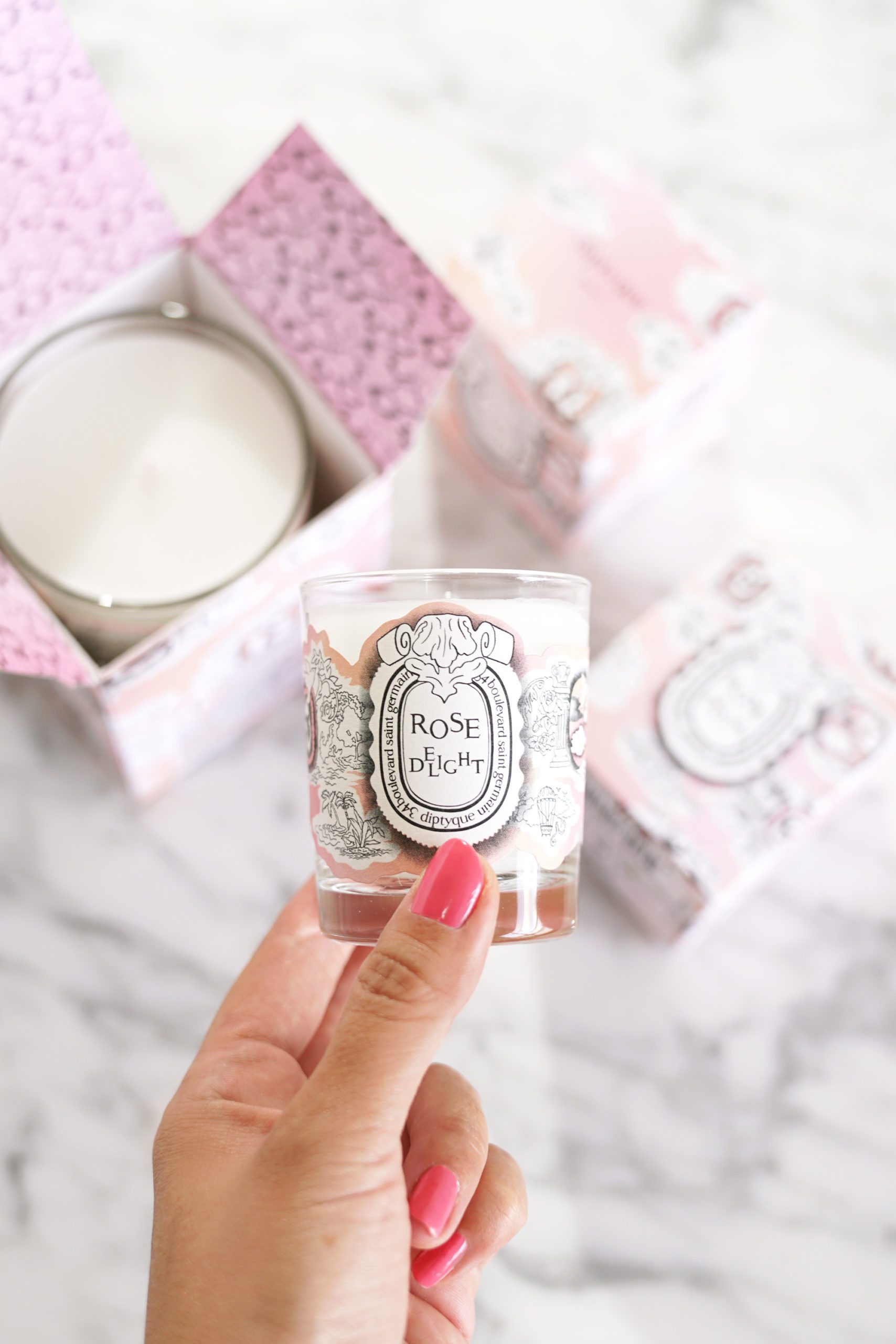 Diptyque Rose Delight Candle Small Size | The Beauty Look Book