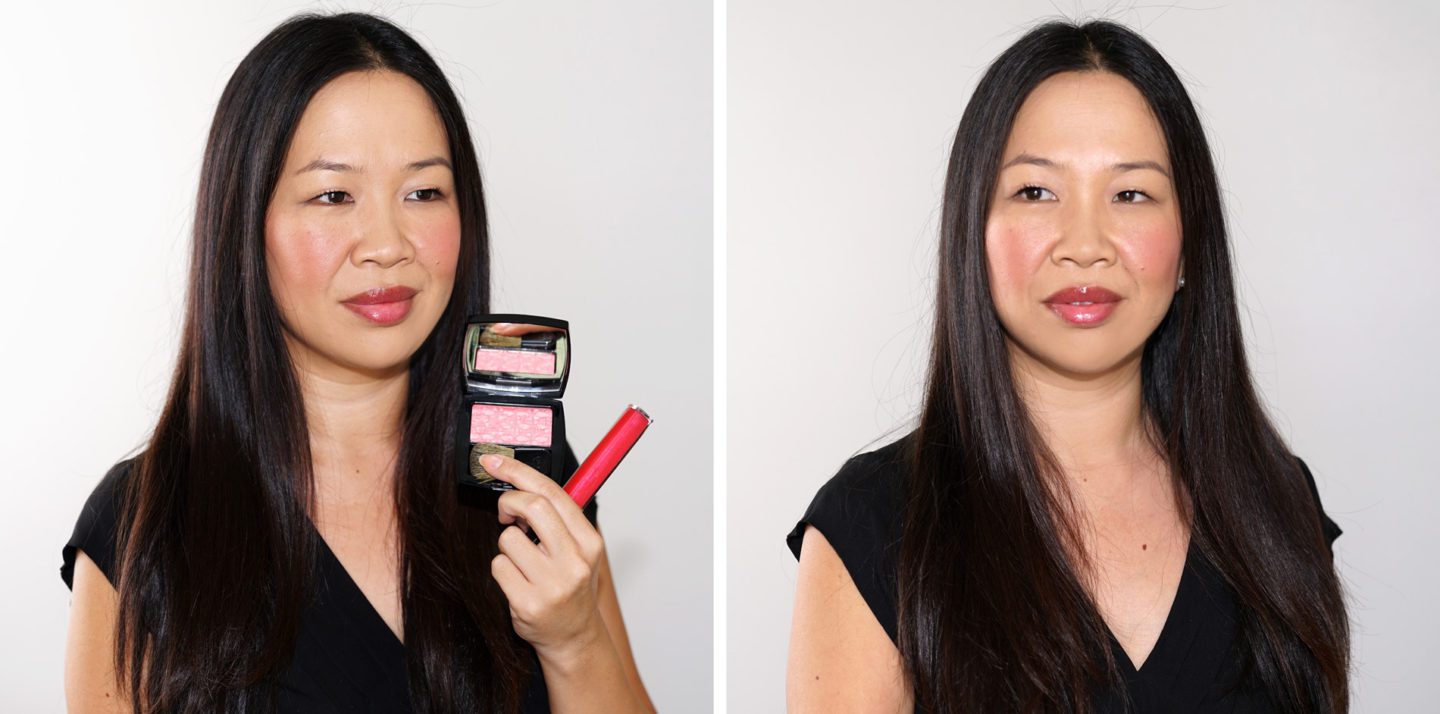 Chanel Tweed Evanescent Blush and Camelia Rouge Coco Gloss