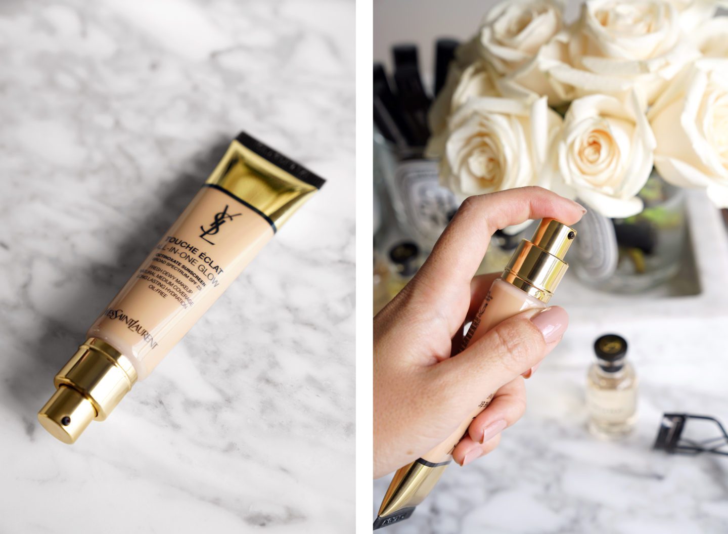 Touche Eclat All-In-One Glow Tinted Moisturizer Review B40