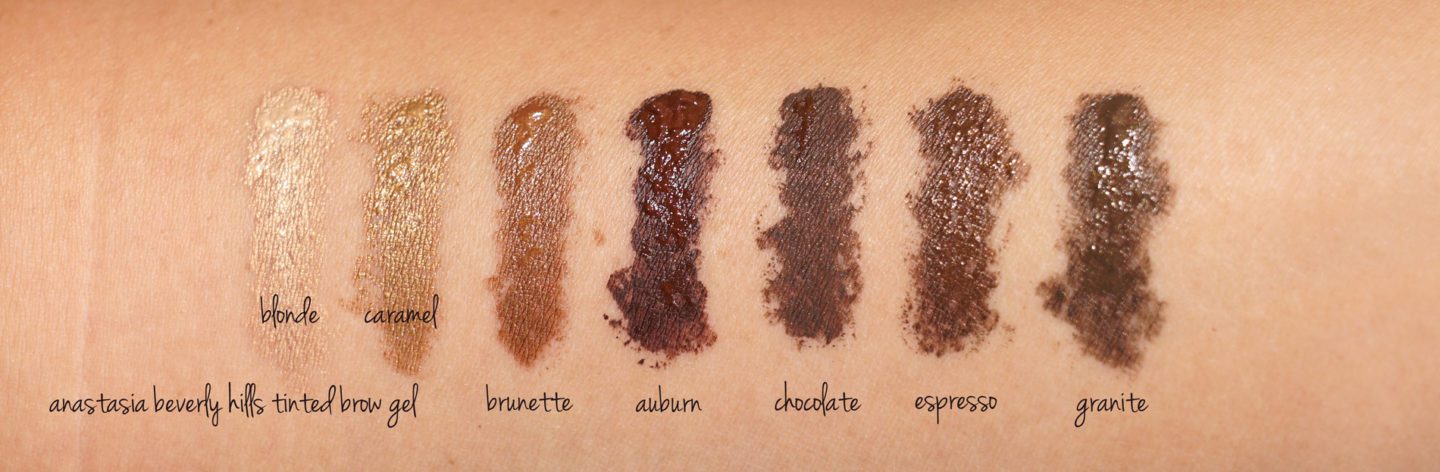 Anastasia Beverly Hills Tinted Brow Gel Review and Swatches