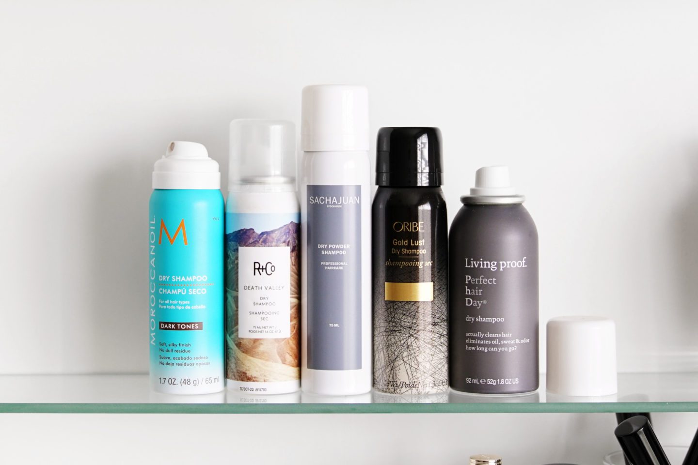 Best Dry Shampoo for Dark Hair, Moroccanoil for Dark Tones, R+Co Death Valley, Sachajuan, Oribe and Living Proof