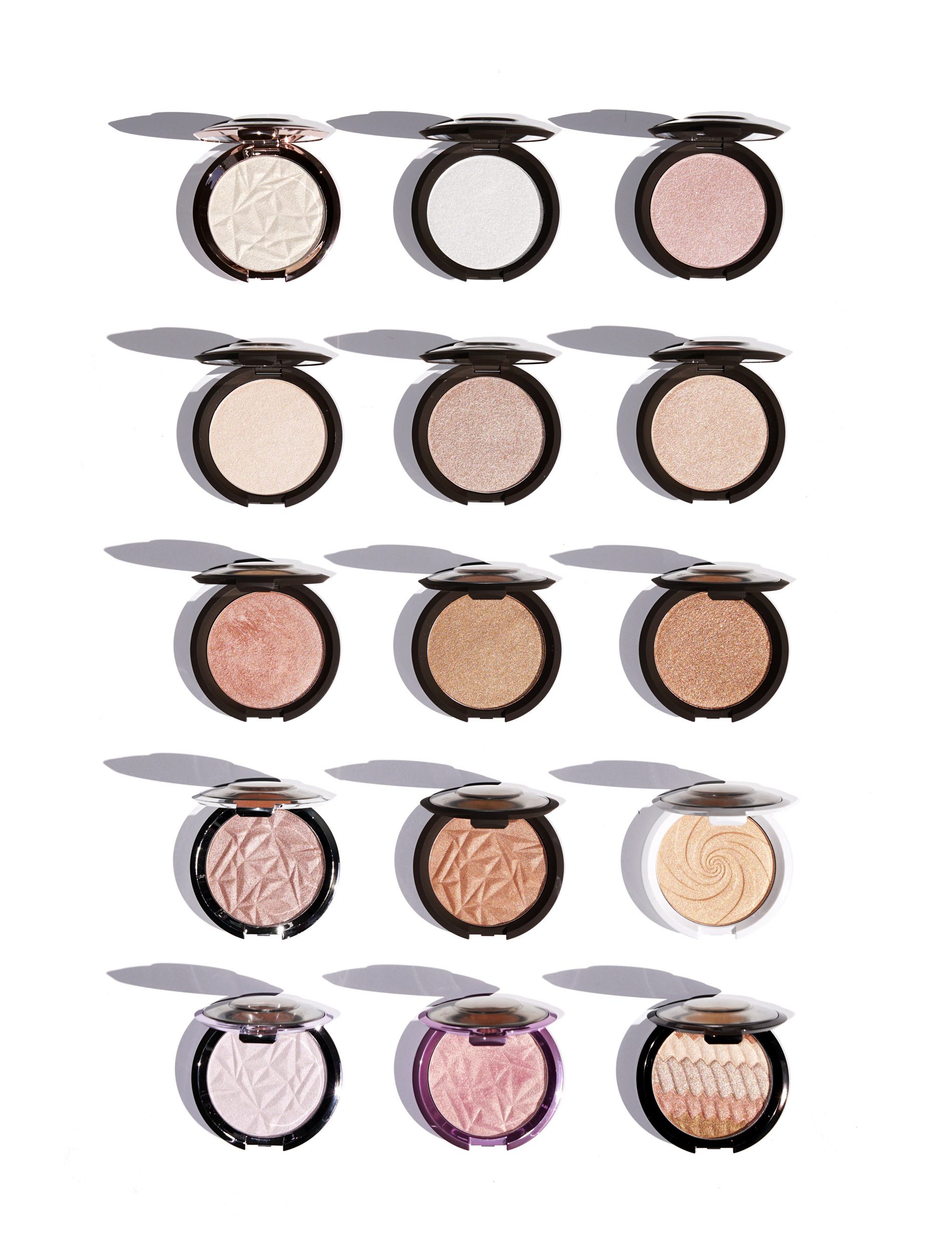 Becca Shimmering Skin Perfector Pressed Highlighter Swatches - Beauty Look Book