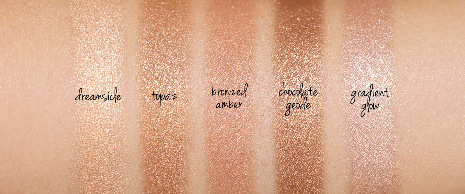 Becca Shimmering Skin Perfector Pressed Highlighter Swatches + - The Beauty Look Book