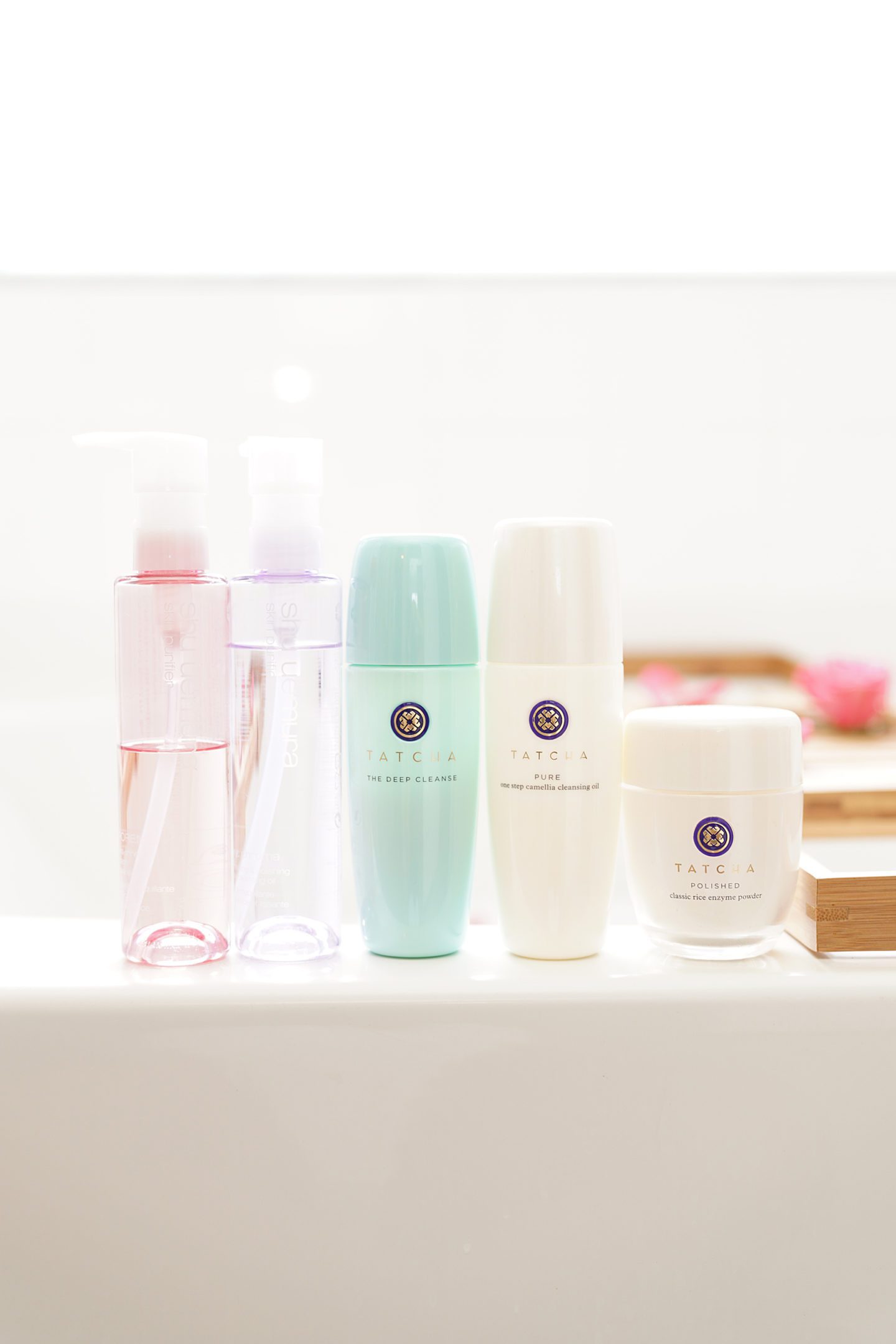 Cleansing Oil Shu Uemura, and Face Cleansers from Tatcha