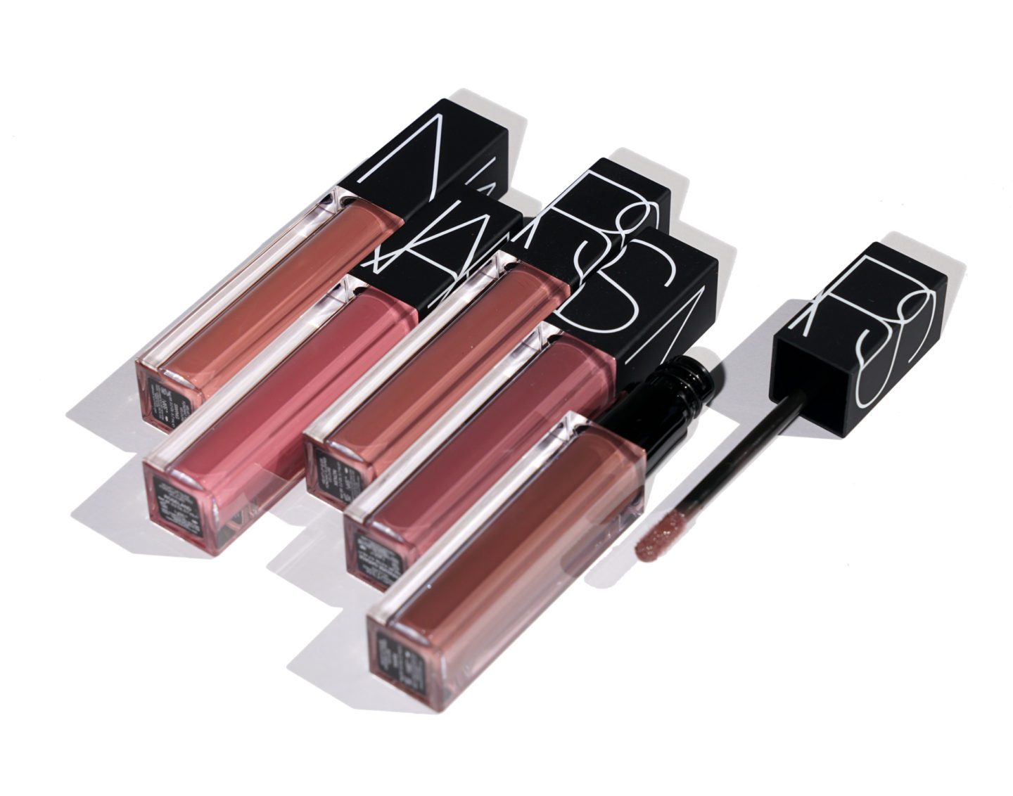 NARS Velvet Lip Glide New Shades Swing, Roseland, Xenon, Paradise Garage and Mars review + swatches