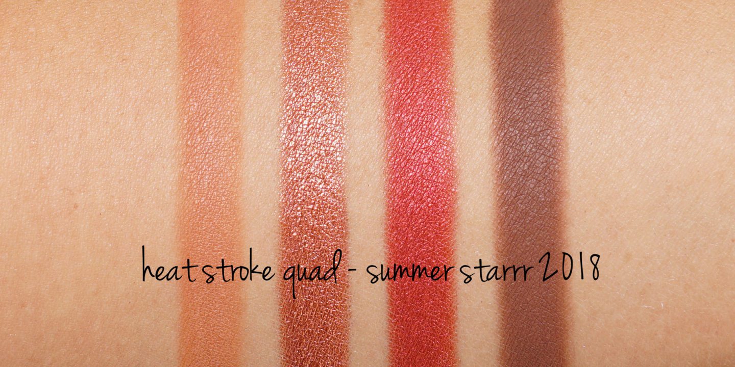 MAC Patrick Starrr Summer Starrr Heat Stroke Eyeshadow Quad swatches