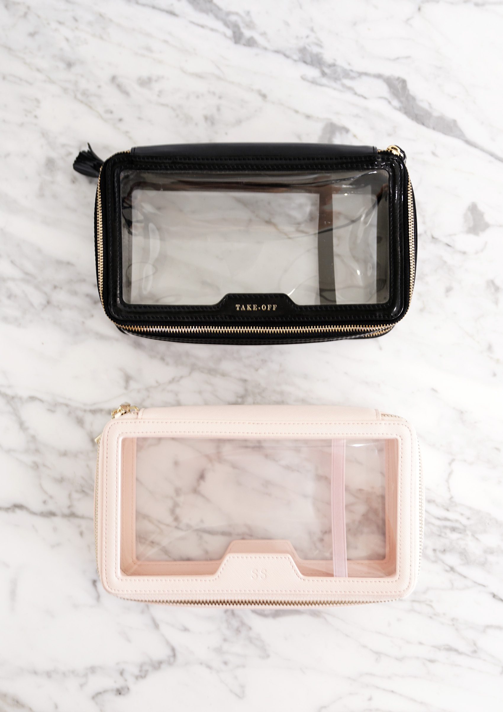 The Daily Edited Transparent Cosmetic Case vs. Anya Hindmarch Inflight Cosmetic  Case - The Beauty Look Book
